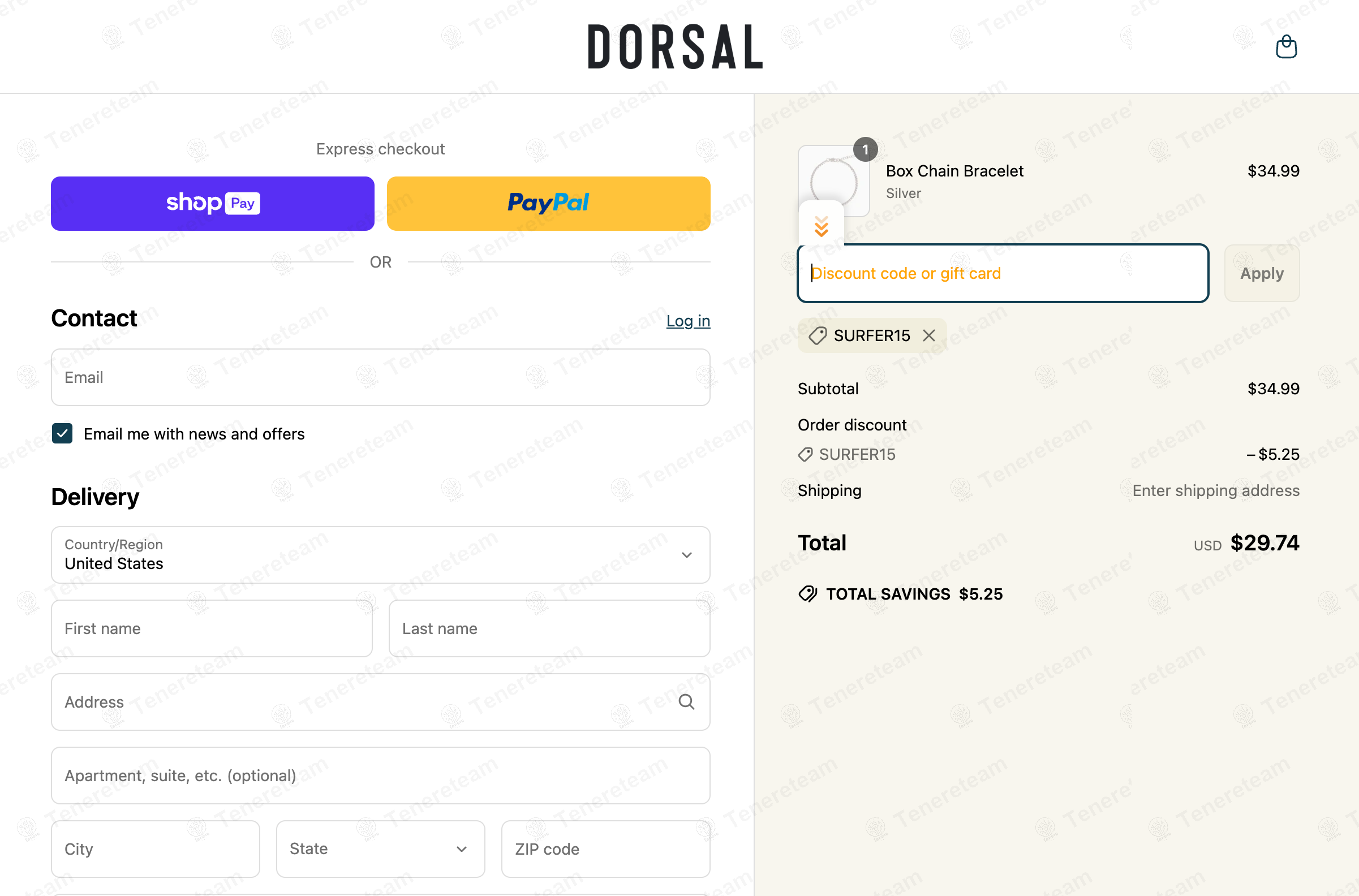 Dorsal Bracelets coupon code: $15 off with SURFER15. Tested and valid as 1 year ago.