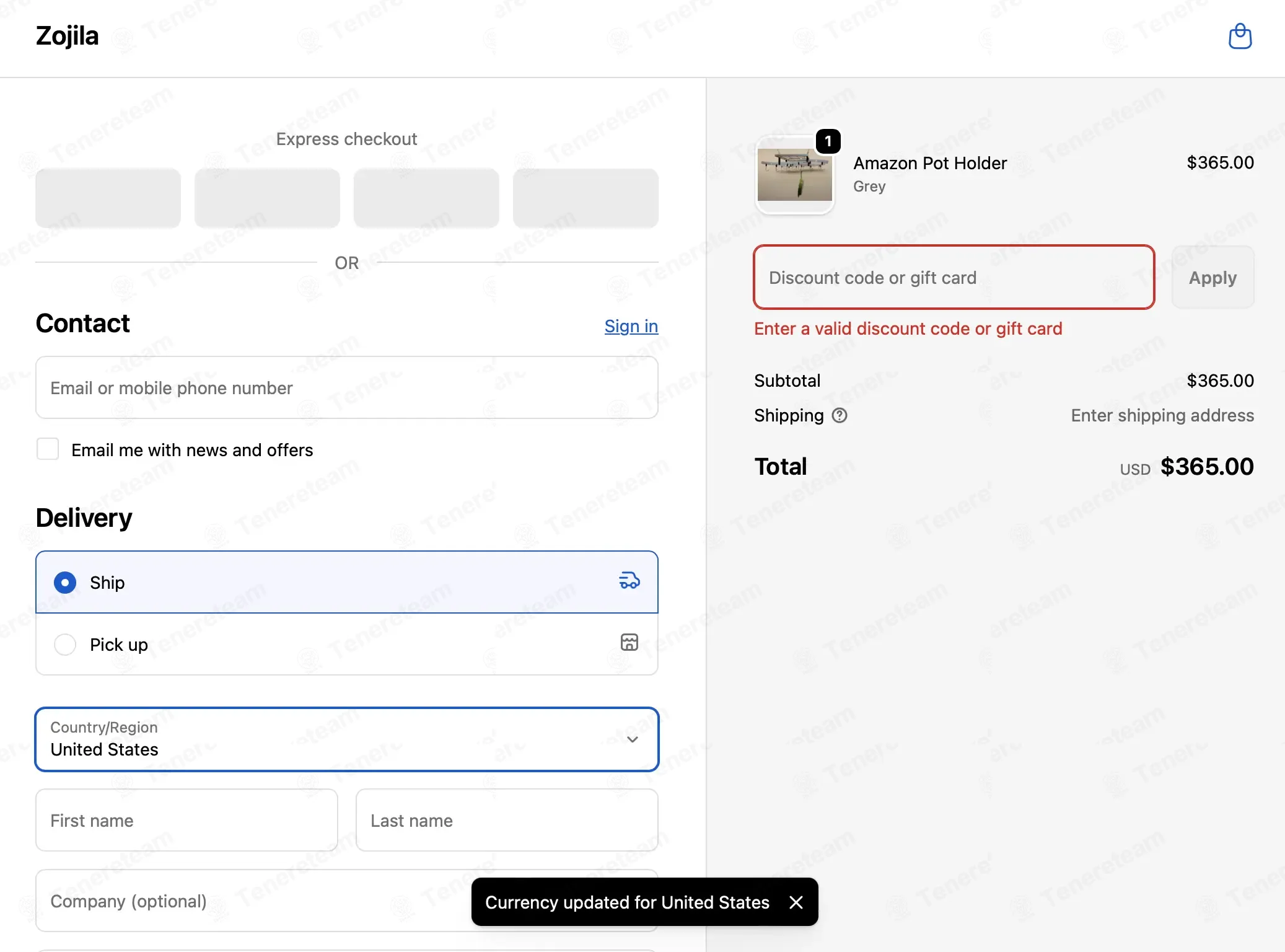 Zojila coupon code: 10% off with FBIG10. Tested and valid as 4 months ago.