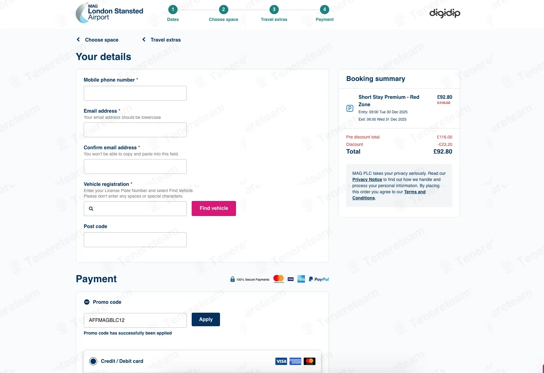Stansted Airport Parking coupon code: 12% off with AFFMAGBLC12. Tested and valid as 5 months ago.