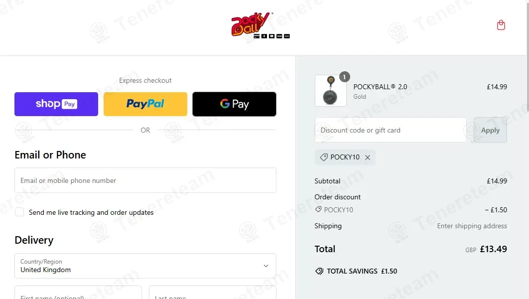 PockyBall UK coupon code: 10% off with POCKY10. Tested and valid as 1 year ago.