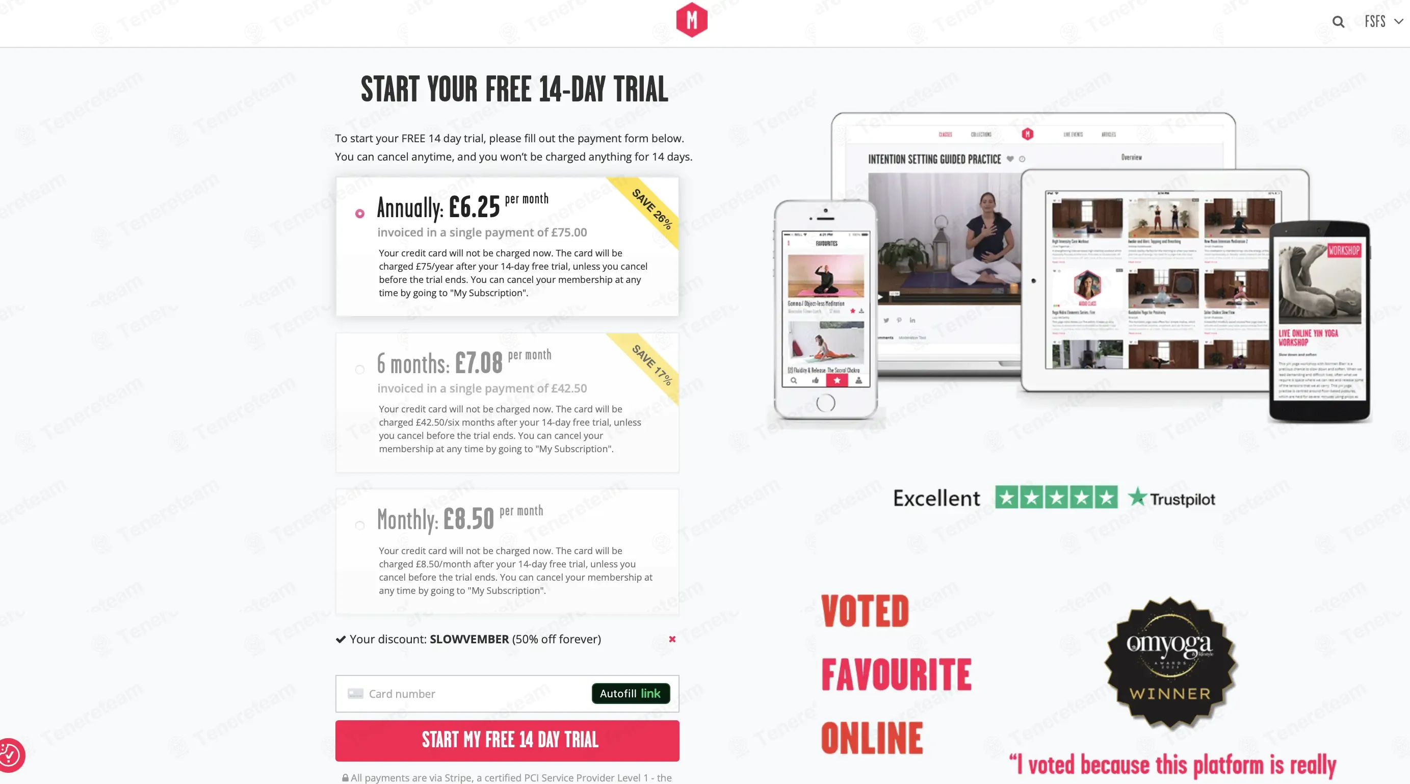 Movement For Modern Life coupon code: 50% off with SLOWVEMBER. Tested and valid as 4 weeks ago.