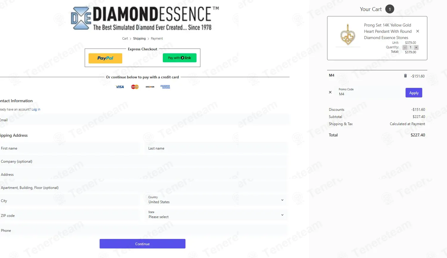 Diamond Essence coupon code: 40% off with M4. Tested and valid as 2 months ago.