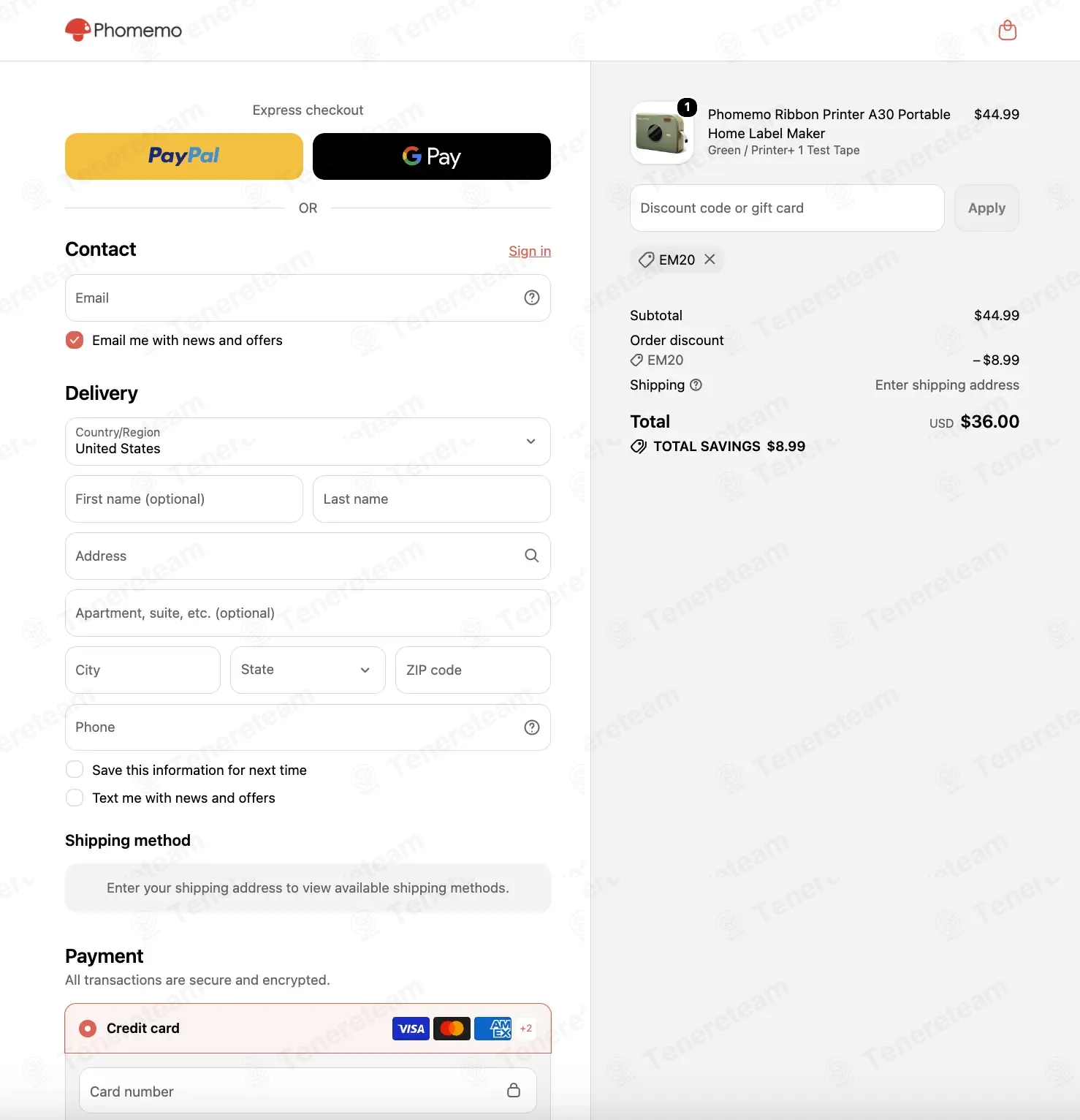 Phomemo coupon code: 20% off with EM20. Tested and valid as 1 month ago.