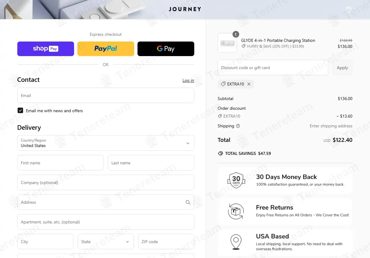 Journey Official coupon code: 10% off with EXTRA10. Tested and valid as 1 year ago.