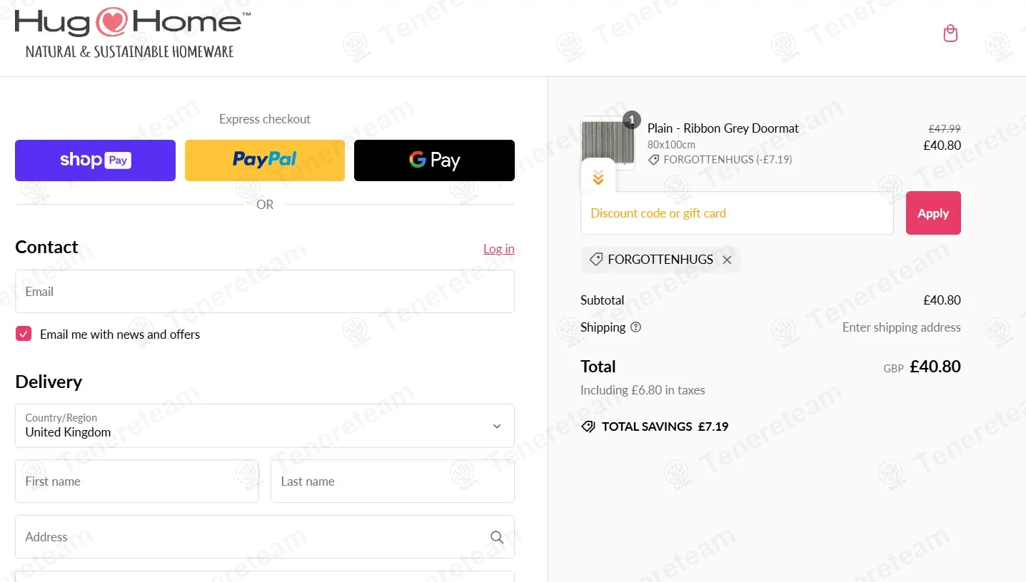 Hug At Home coupon code: 15% off with FORGOTTENHUGS. Tested and valid as 1 year ago.