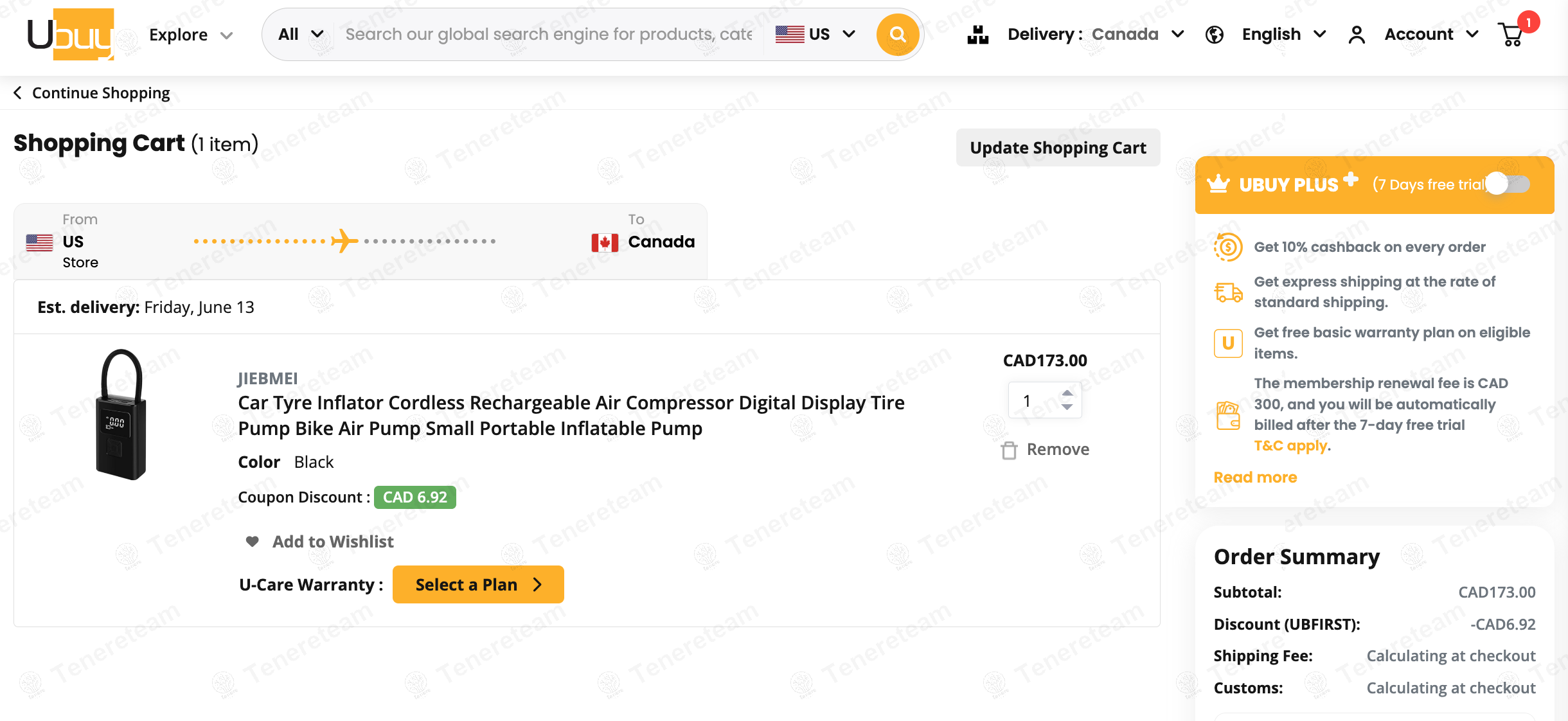 You Buy CA coupon code: 4% off with UBFIRST. Tested and valid as 1 year ago.