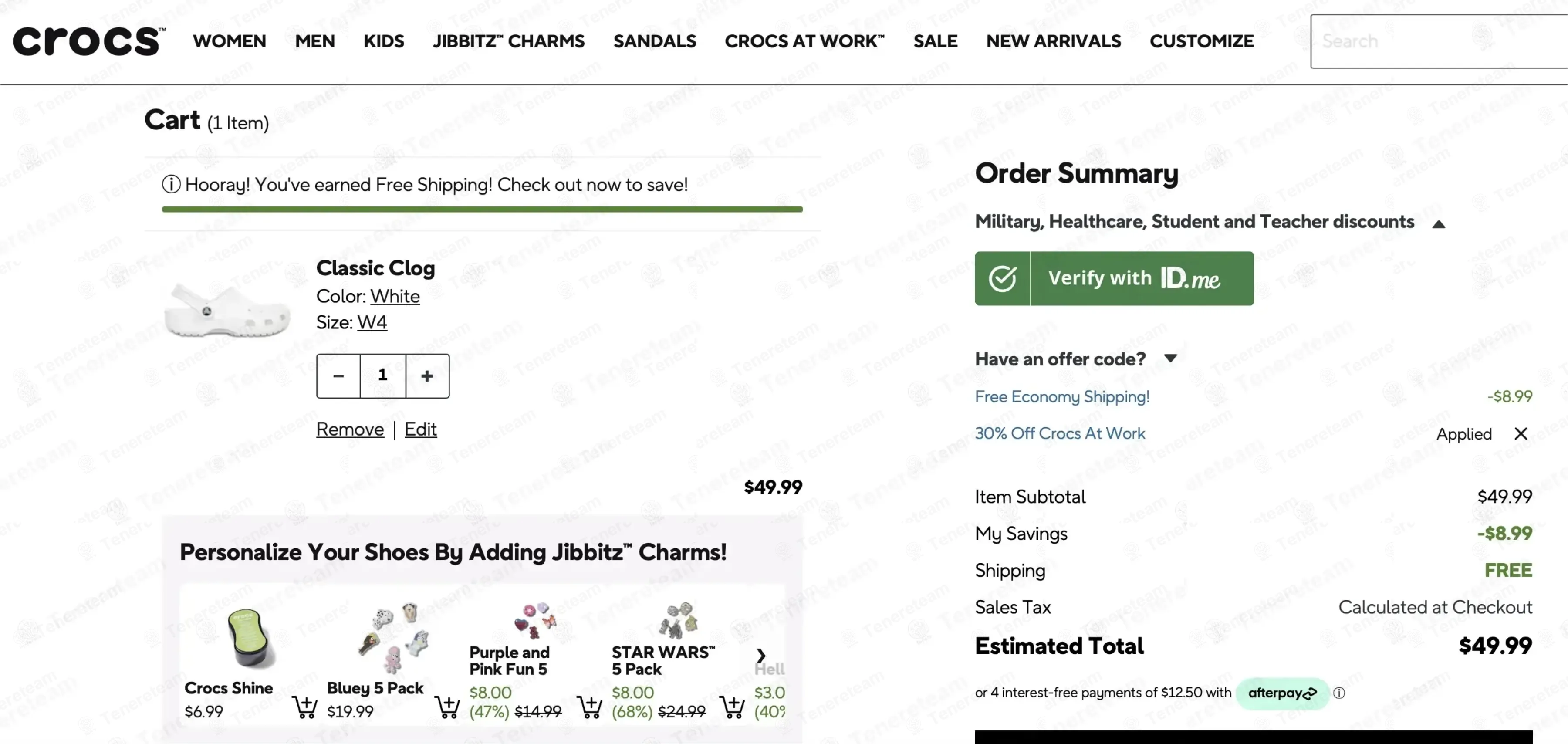 Crocs coupon code: 30% off with WORK30. Tested and valid as 2 months ago.