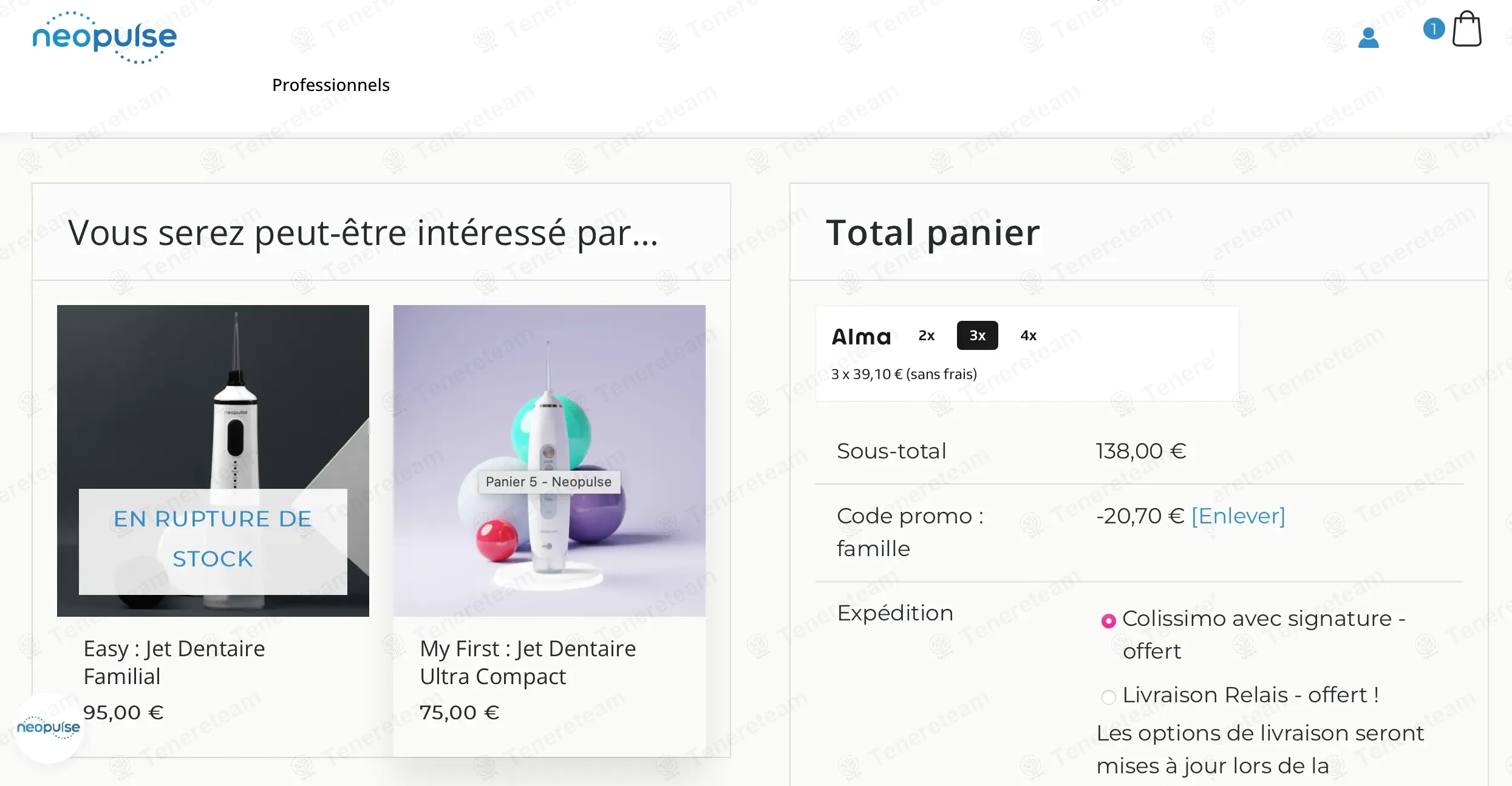 Neopulse FR coupon code: 15% off with famille. Tested and valid as 5 months ago.