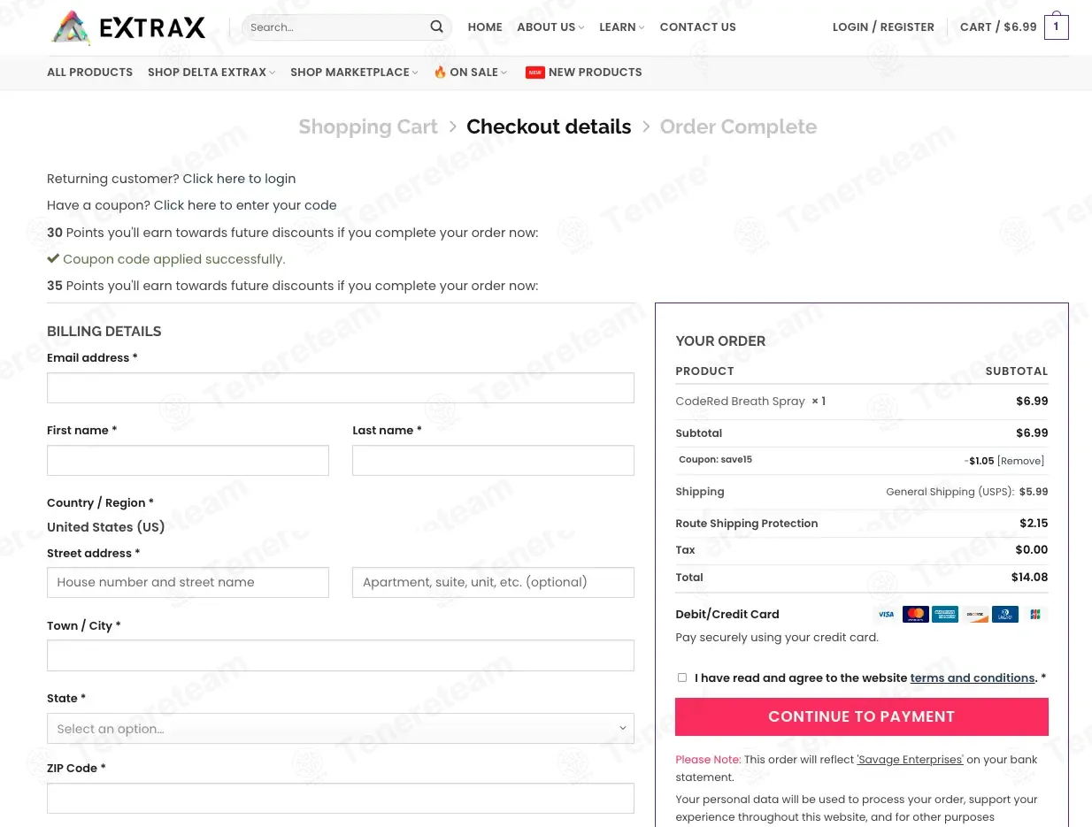 Delta Extrax coupon code: 15% off with Save15. Tested and valid as 2 weeks ago.