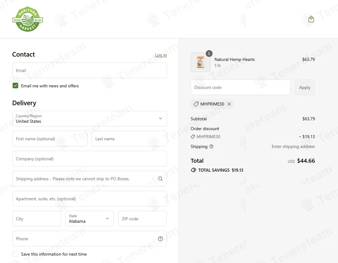 Manitoba Harvest coupon code: 30% off with MHPRIME30. Tested and valid as 9 months ago.