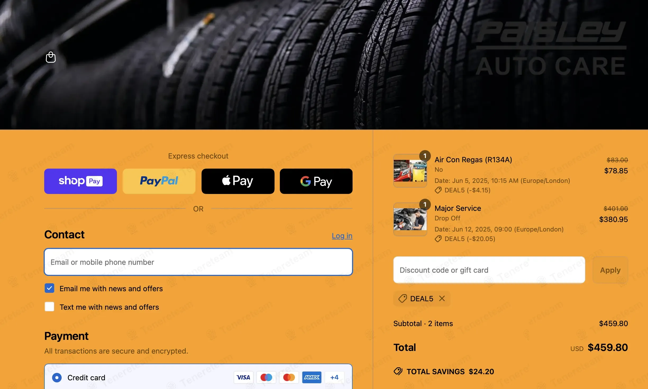 Paisley Autocare coupon code: 5% off with deal5. Tested and valid as 1 year ago.