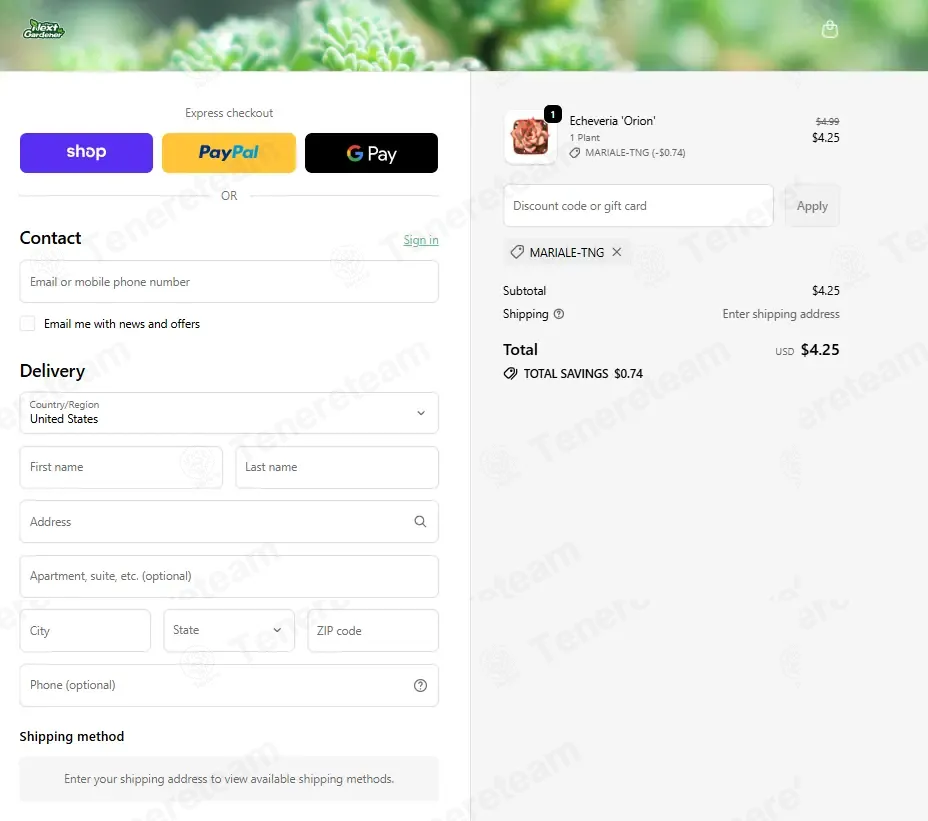 The Next Gardener coupon code: 15% off with MARIALE-TNG. Tested and valid as 2 months ago.
