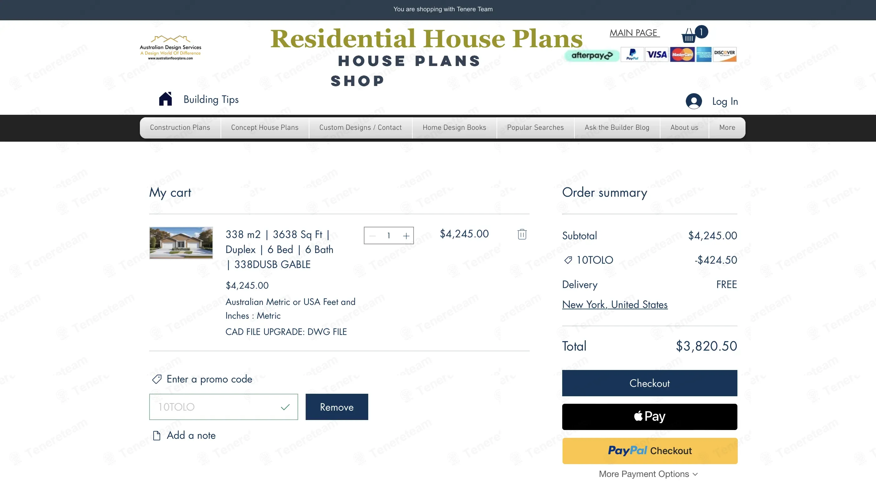Australian Floor Plans AU coupon code verified as working at checkout