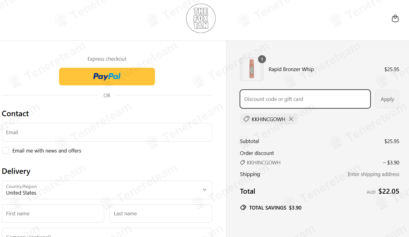 The Fox Tan coupon code: 15% off with KKHINCGOWH. Tested and valid as 1 year ago.