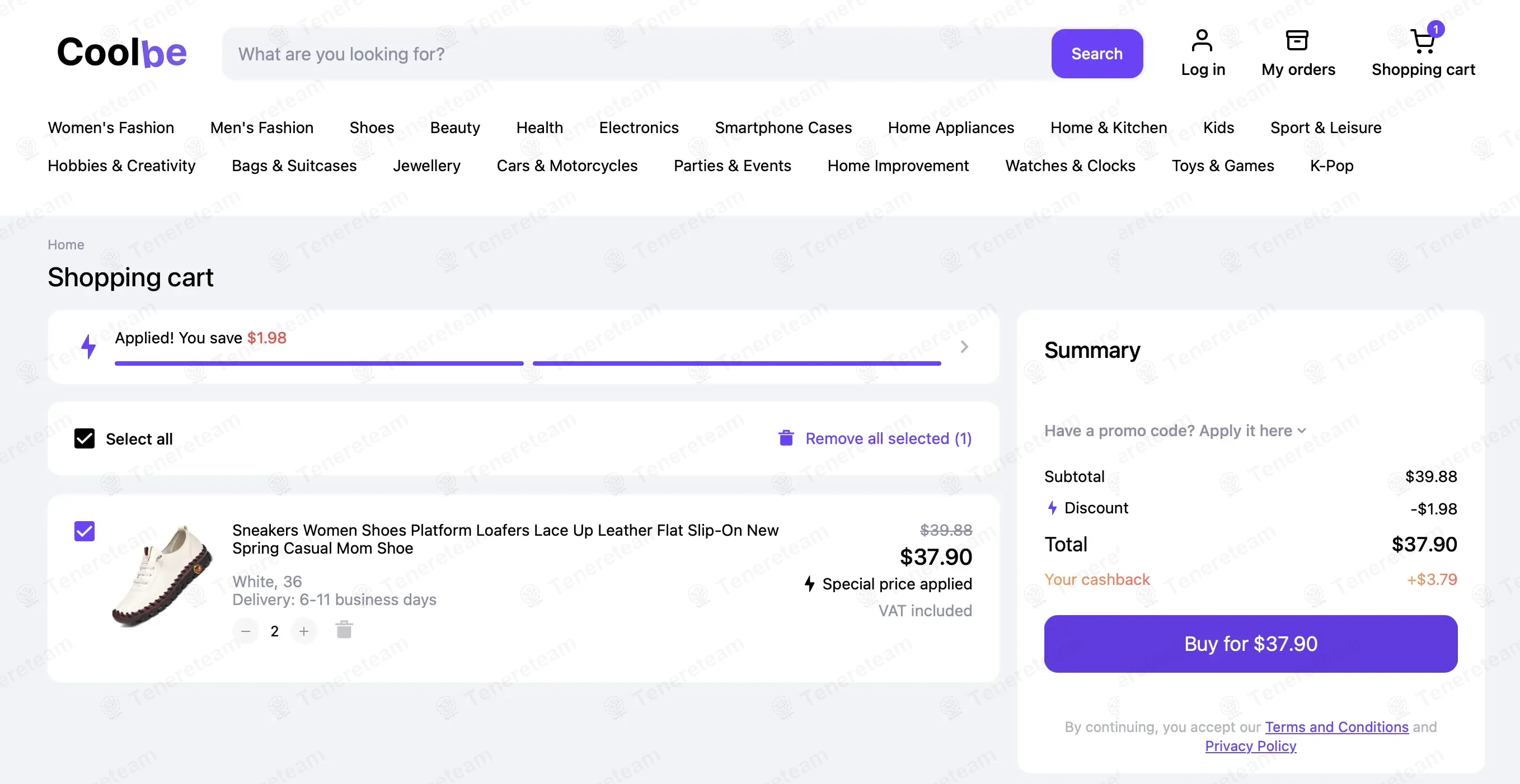 Cool Be PL coupon code: 5% off with discount. Tested and valid as 1 year ago.