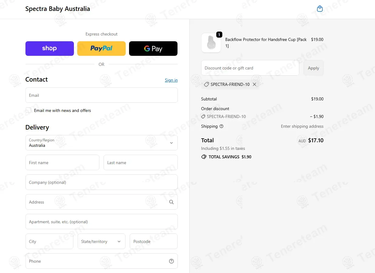 Spectra Baby AU coupon code: 10% off with spectra-friend-10. Tested and valid as 9 months ago.