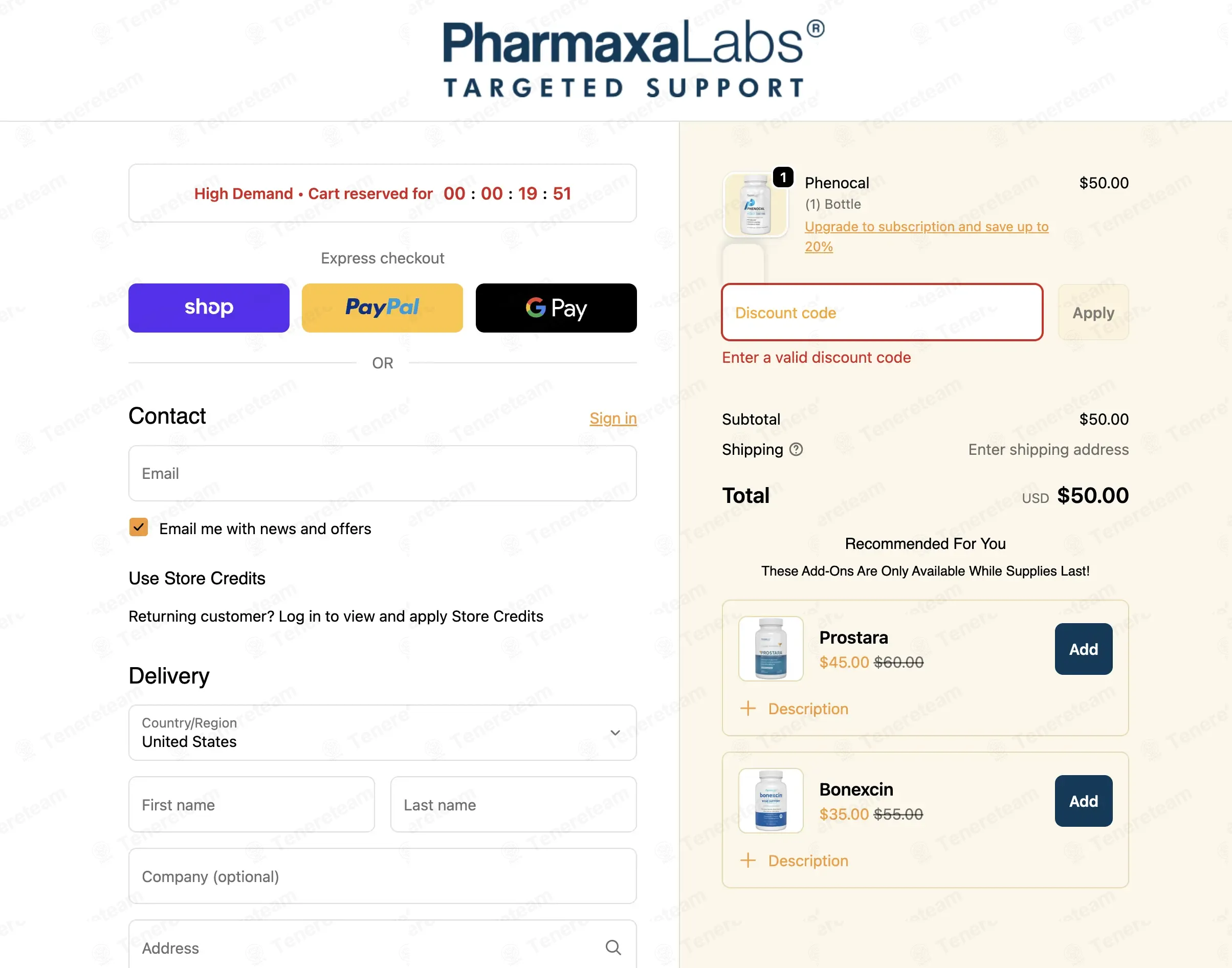 Provasil coupon code: 10% off with WELCOME10. Tested and valid as 3 months ago.