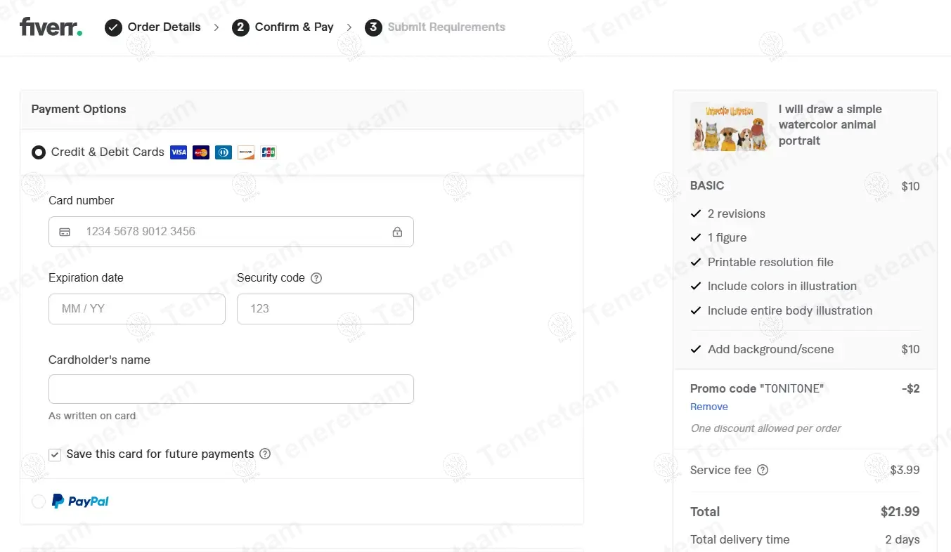 Fiverr DE coupon code: 10% off with T0NIT0NE. Tested and valid as 1 year ago.