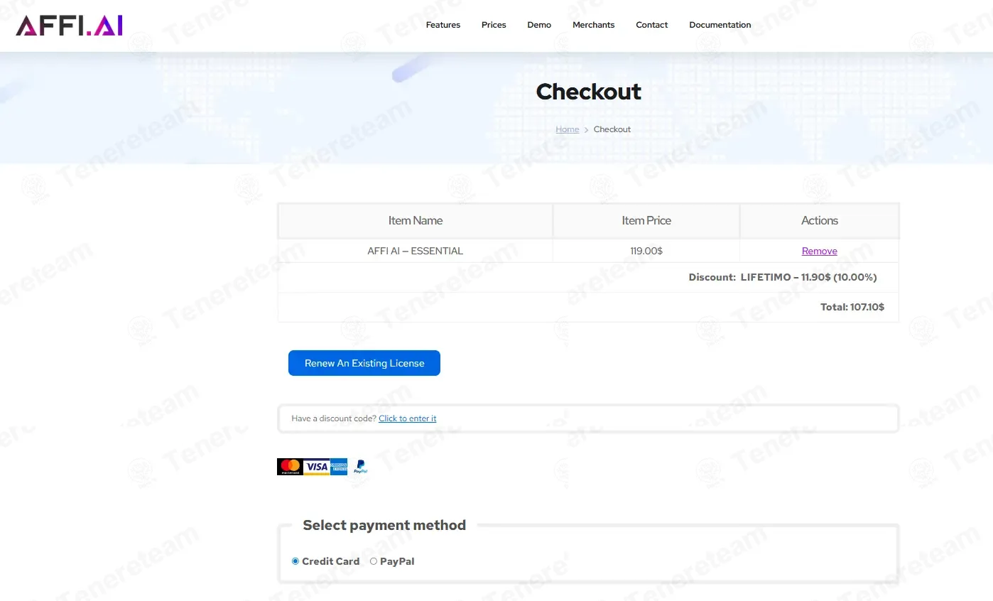 Affi.Ai coupon code: 10% off with LIFETIMO. Tested and valid as 1 month ago.