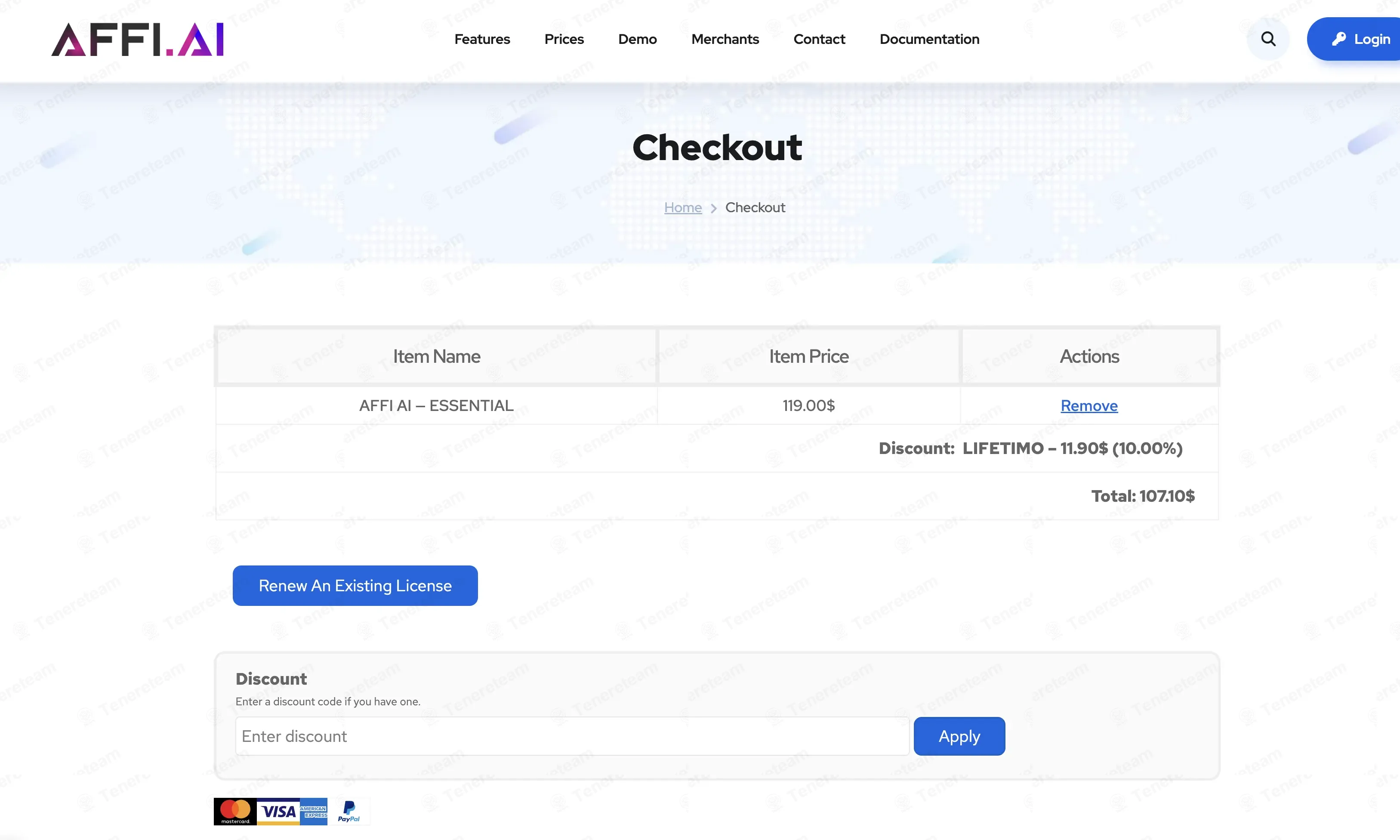 Affi.Ai coupon code: 10% off with LIFETIMO. Tested and valid as 1 month ago.
