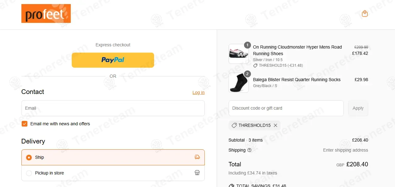 Profeet coupon code: 15% off with THRESHOLD15. Tested and valid as 1 year ago.