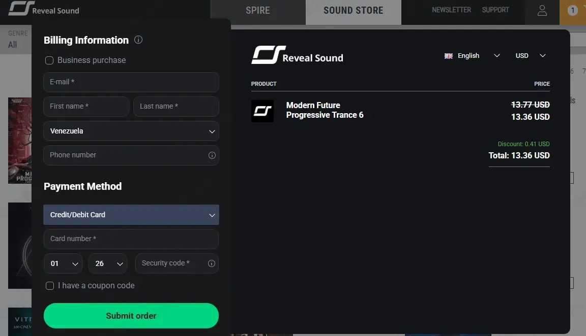 Reveal Sound coupon code: 3% off with SATYATUNES. Tested and valid as 1 day ago.