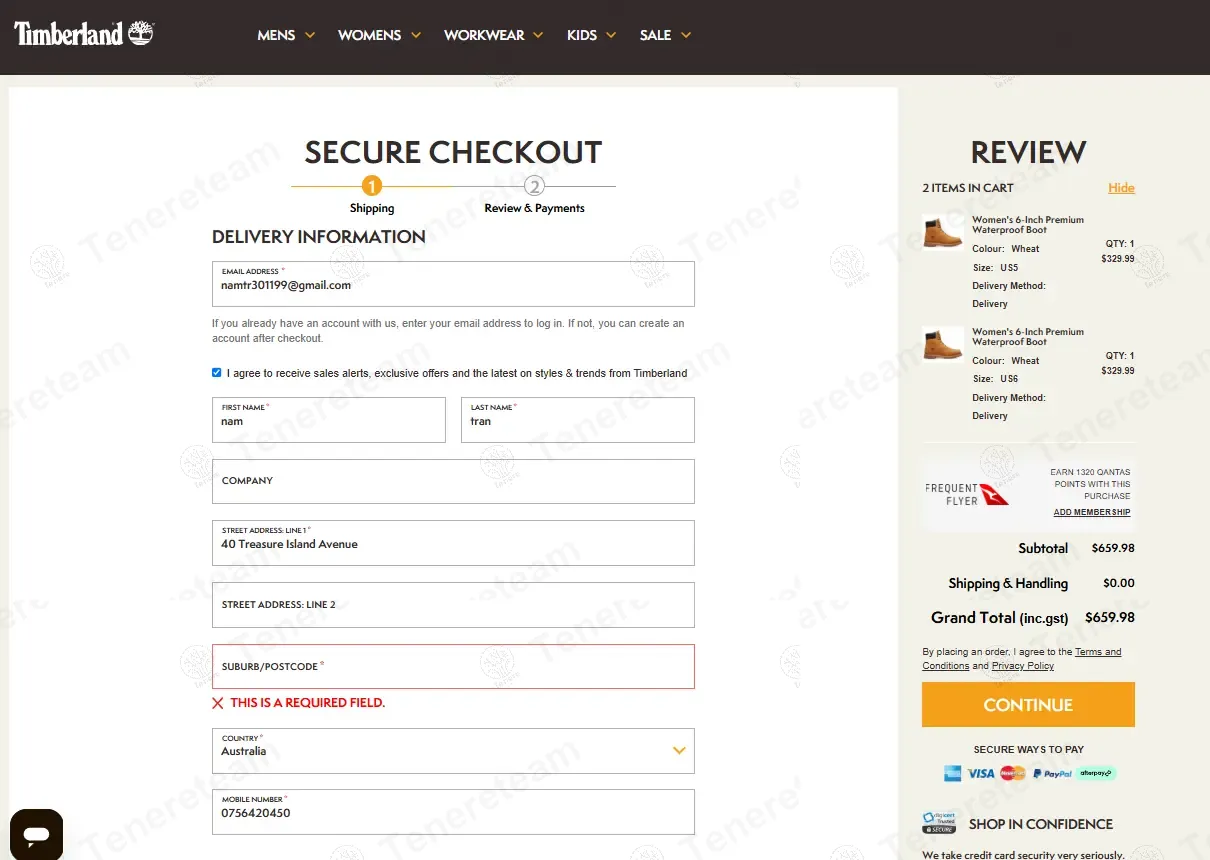 Timberland Australia coupon code: €20 off with extra20. Tested and valid as 8 months ago.
