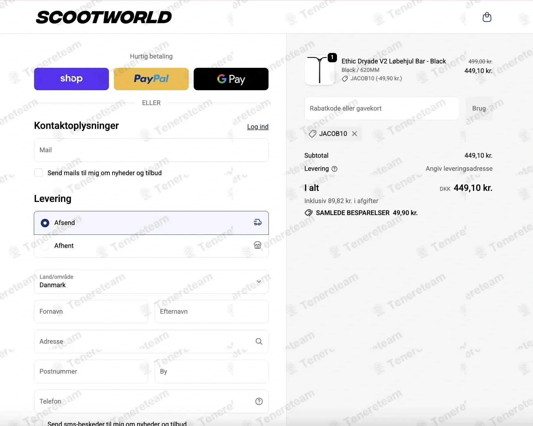 Scoot World DK coupon code: 10% off with JACOB10. Tested and valid as 3 months ago.