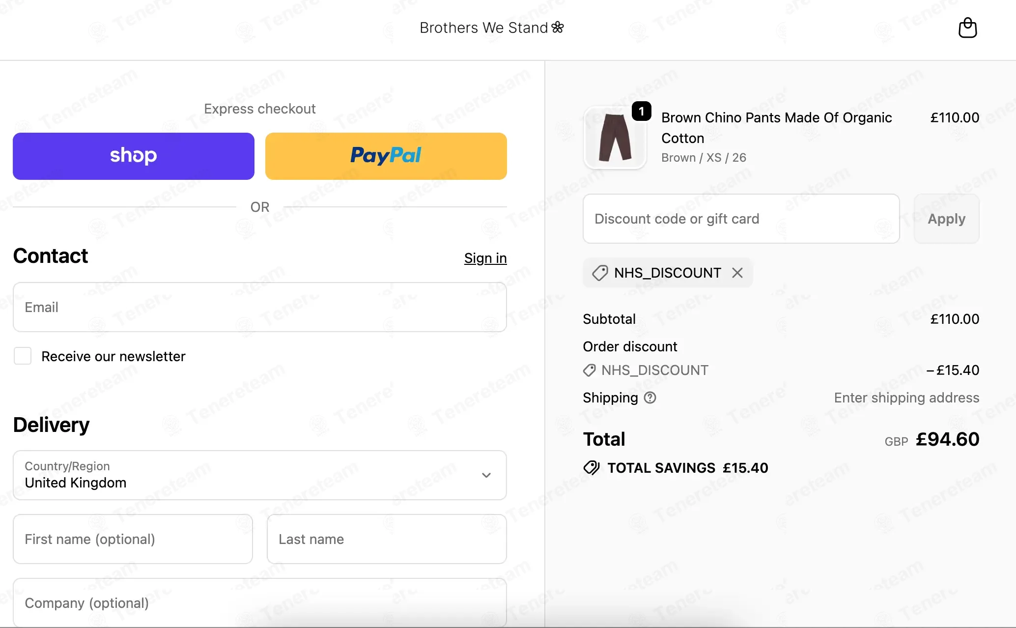 Brothers We Stand coupon code: 15% off with NHS_DISCOUNT. Tested and valid as 1 month ago.