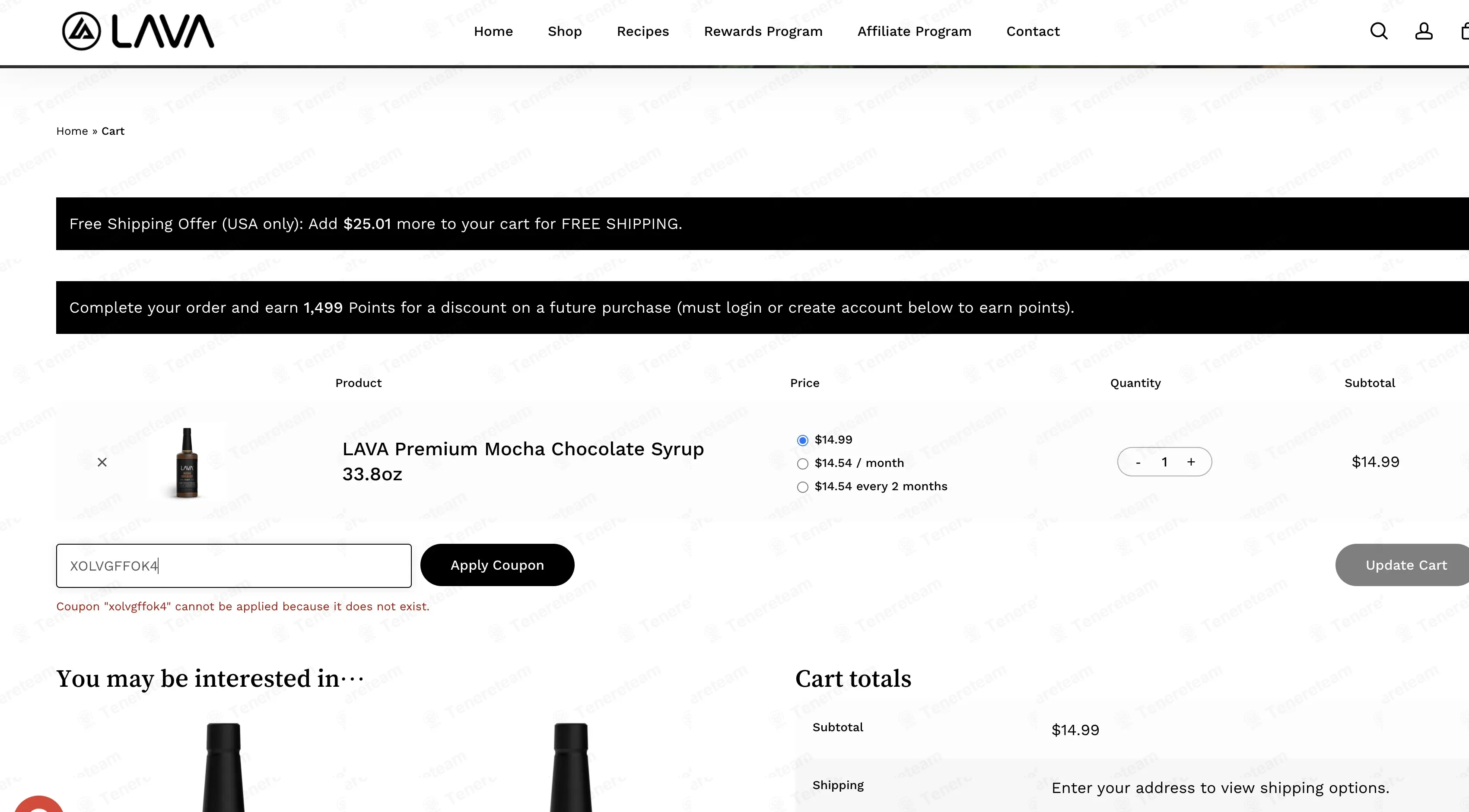 LAVA Craft Cocktail Co. coupon code: 10% off with XOLVGFFOK4. Tested and valid as 4 months ago.