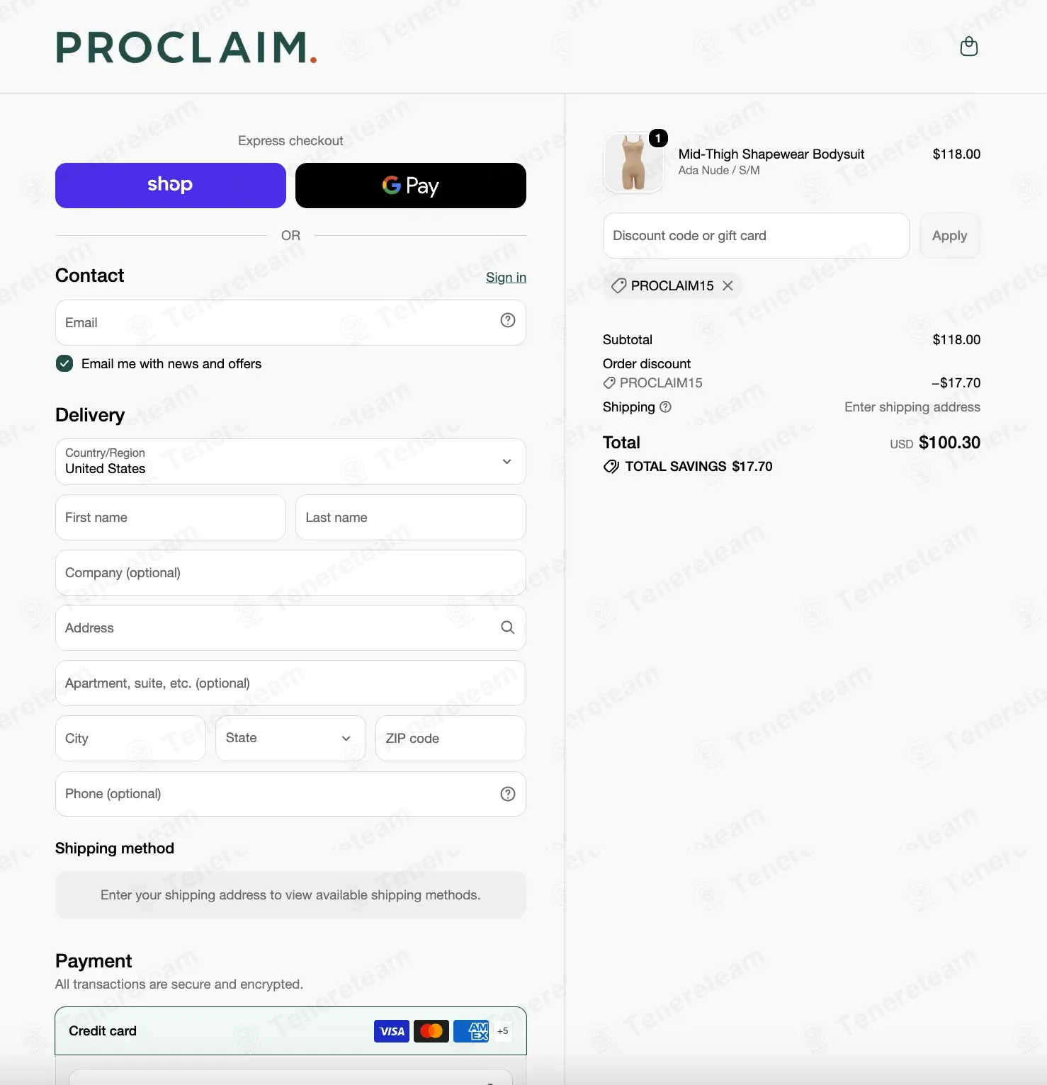 Wear Proclaim coupon code: 15% off with PROCLAIM15. Tested and valid as 2 days ago.