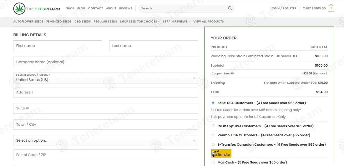 The Seed Pharm coupon code: 20% off with SEED20. Tested and valid as 1 year ago.