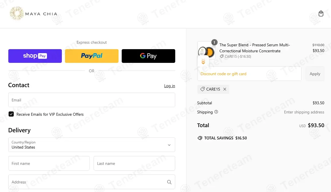 Maya Chia coupon code: 15% off with CARE15. Tested and valid as 1 year ago.