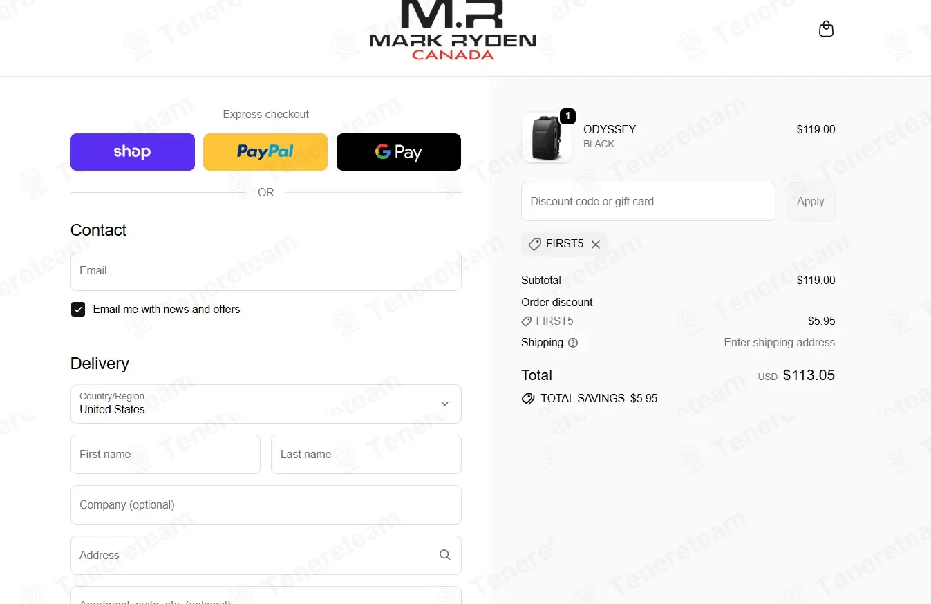 Mark Ryden Canada coupon code: 5% off with FIRST. Tested and valid as 5 months ago.