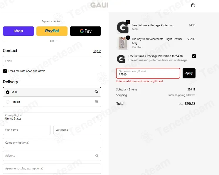My Outfit Online coupon code: 10% off with APP10. Tested and valid as 3 months ago.