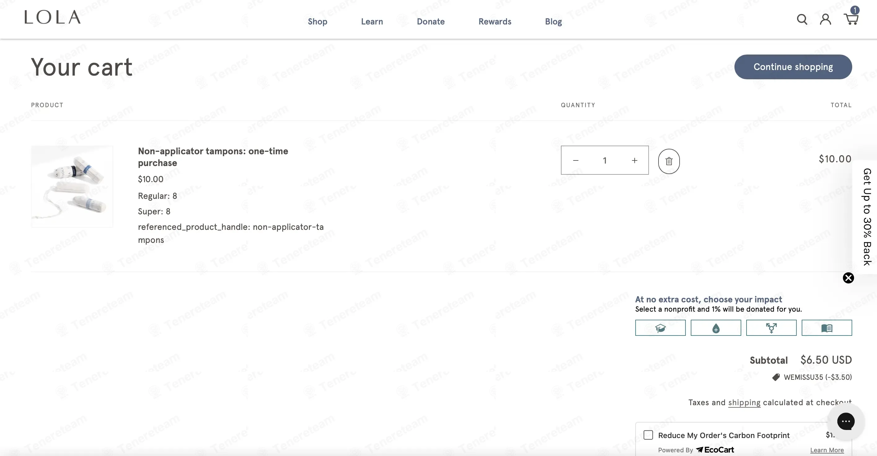 LOLA coupon code: 35% off with WEMISSU35. Tested and valid as 2 months ago.