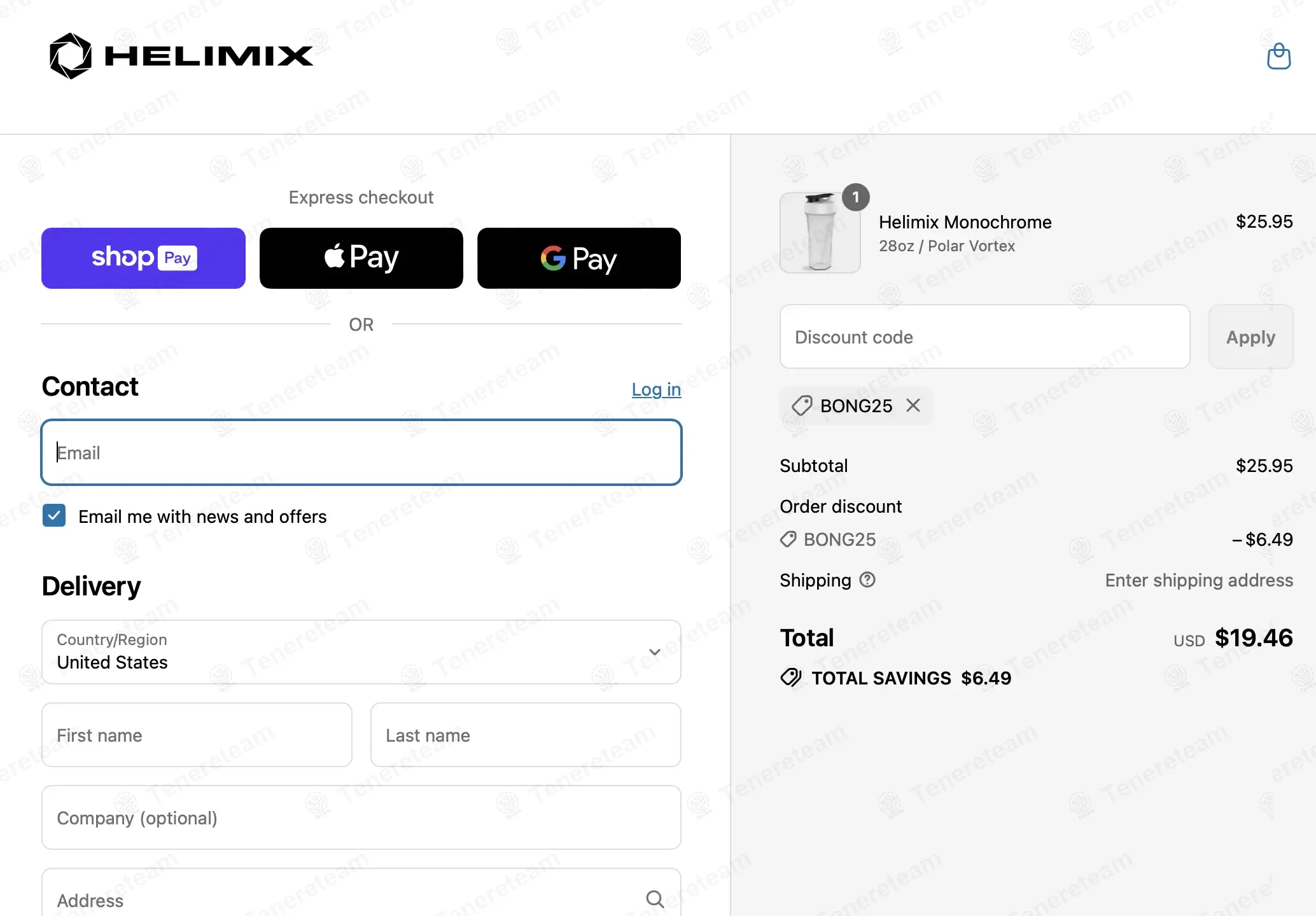 Helimix apply coupon code