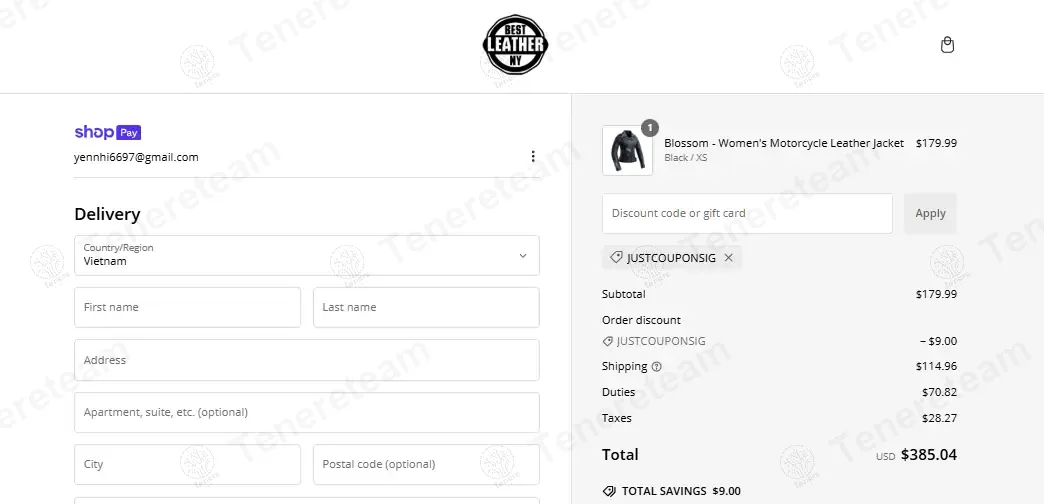 Best Leather NY coupon code: 5% off with JUSTCOUPONSIG. Tested and valid as 1 year ago.