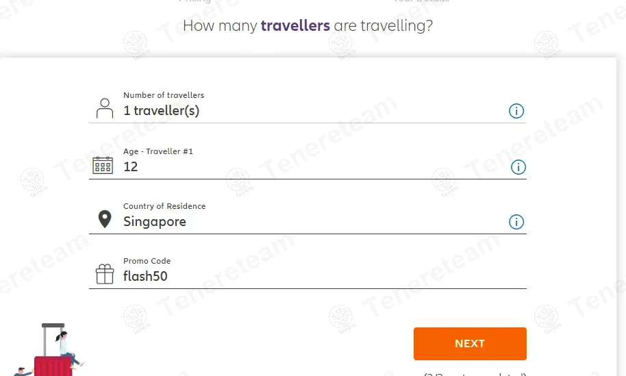 Allianz Assistan SG coupon code: 50% off with FLASH50. Tested and valid as 1 year ago.