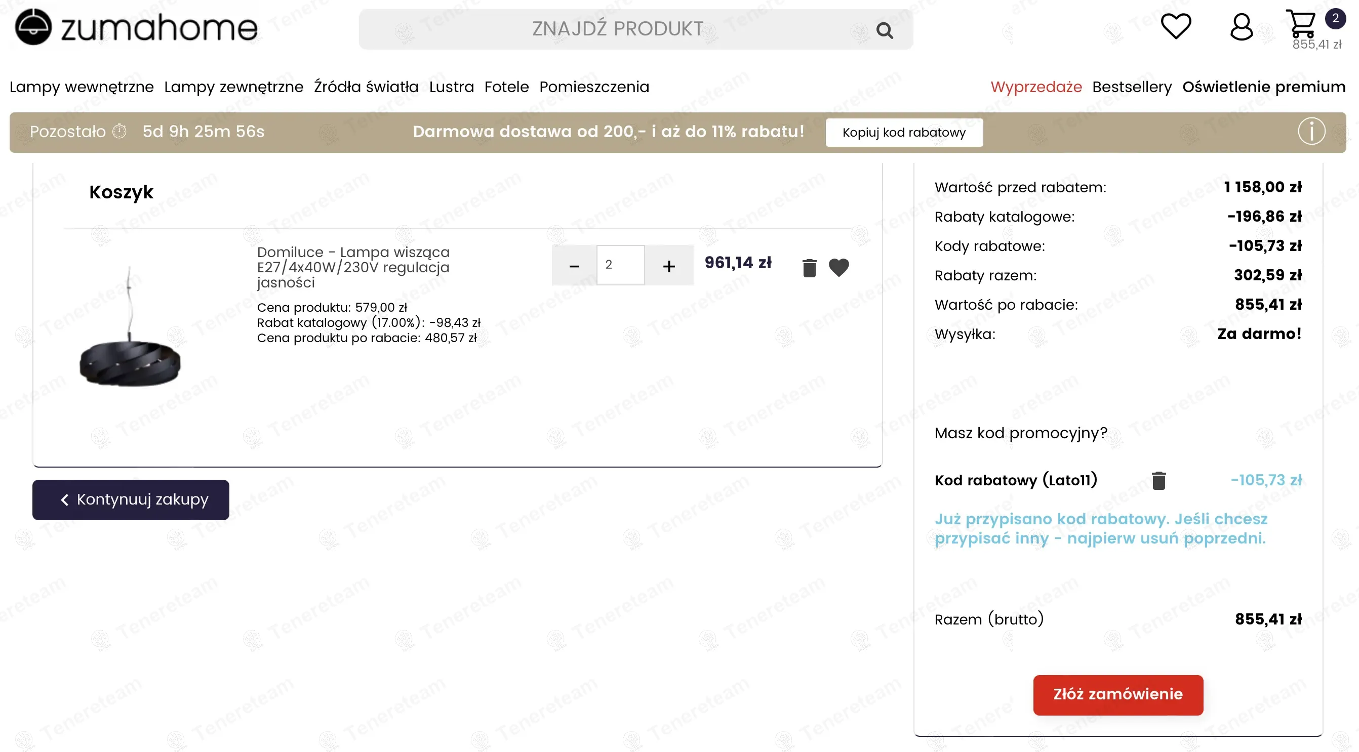Zuma Home PL coupon code: 11% off with Lato11. Tested and valid as 1 year ago.