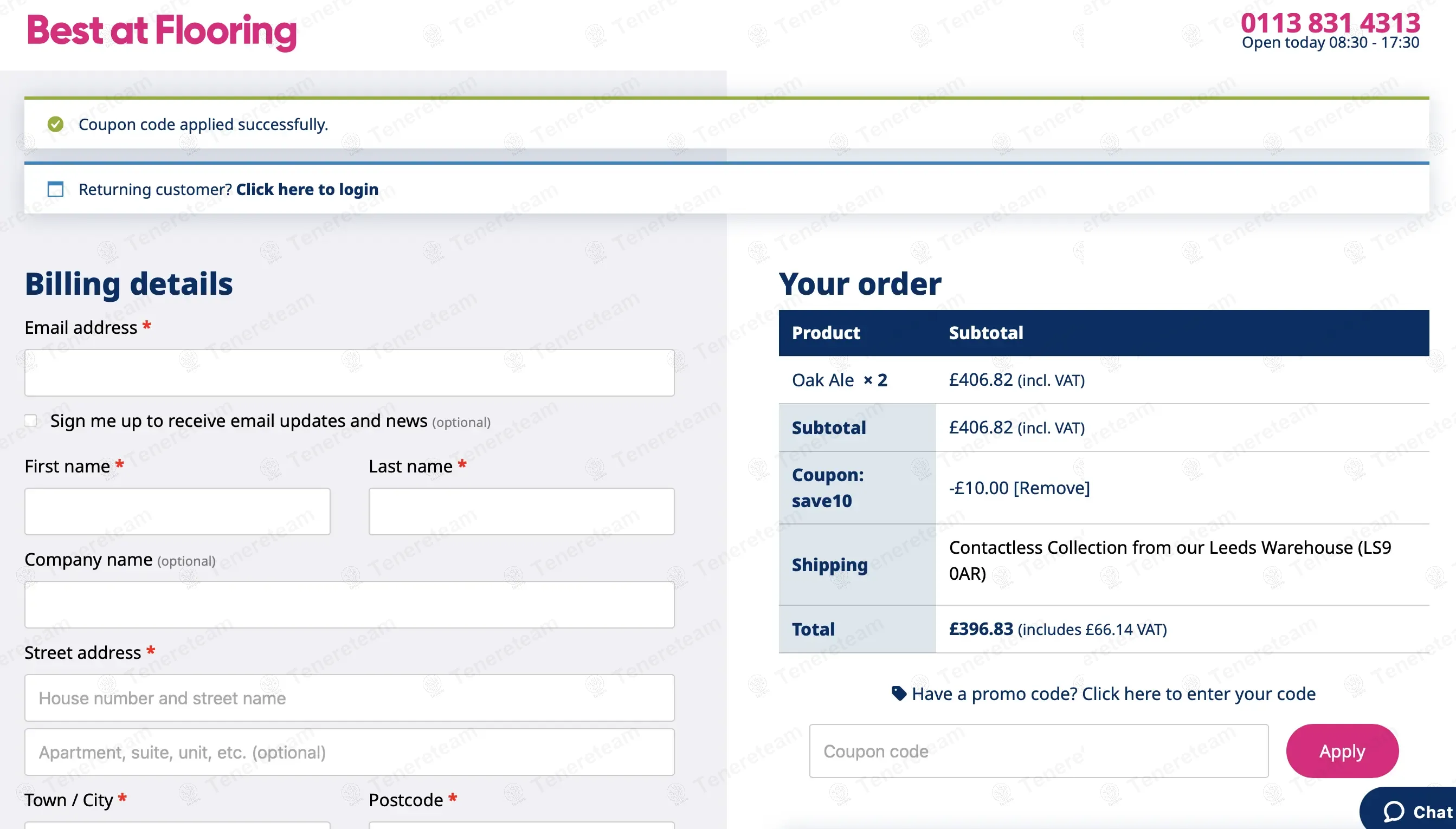 Best at Flooring coupon code: £10 off with save10. Tested and valid as 8 months ago.
