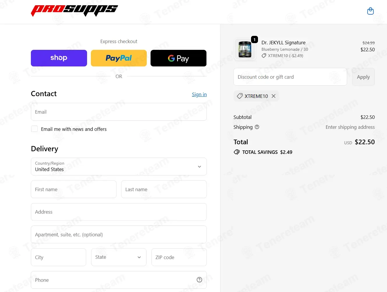 ProSupps apply coupon code