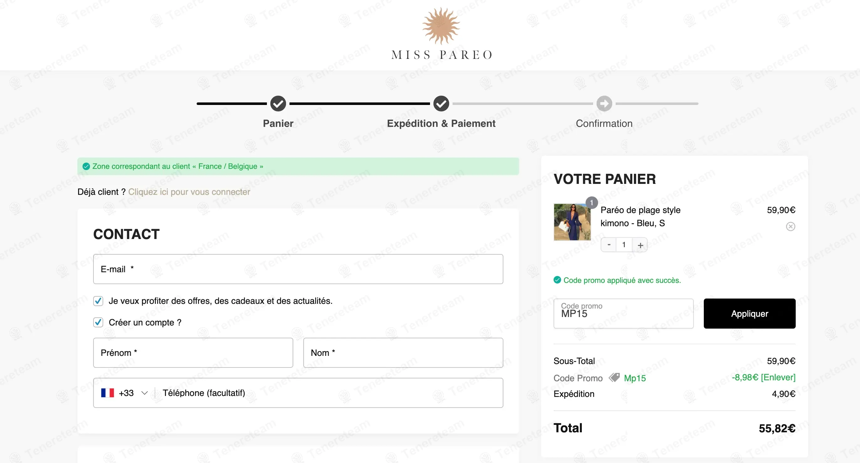 Miss Pareo coupon code: 15% off with MP15. Tested and valid as 1 year ago.