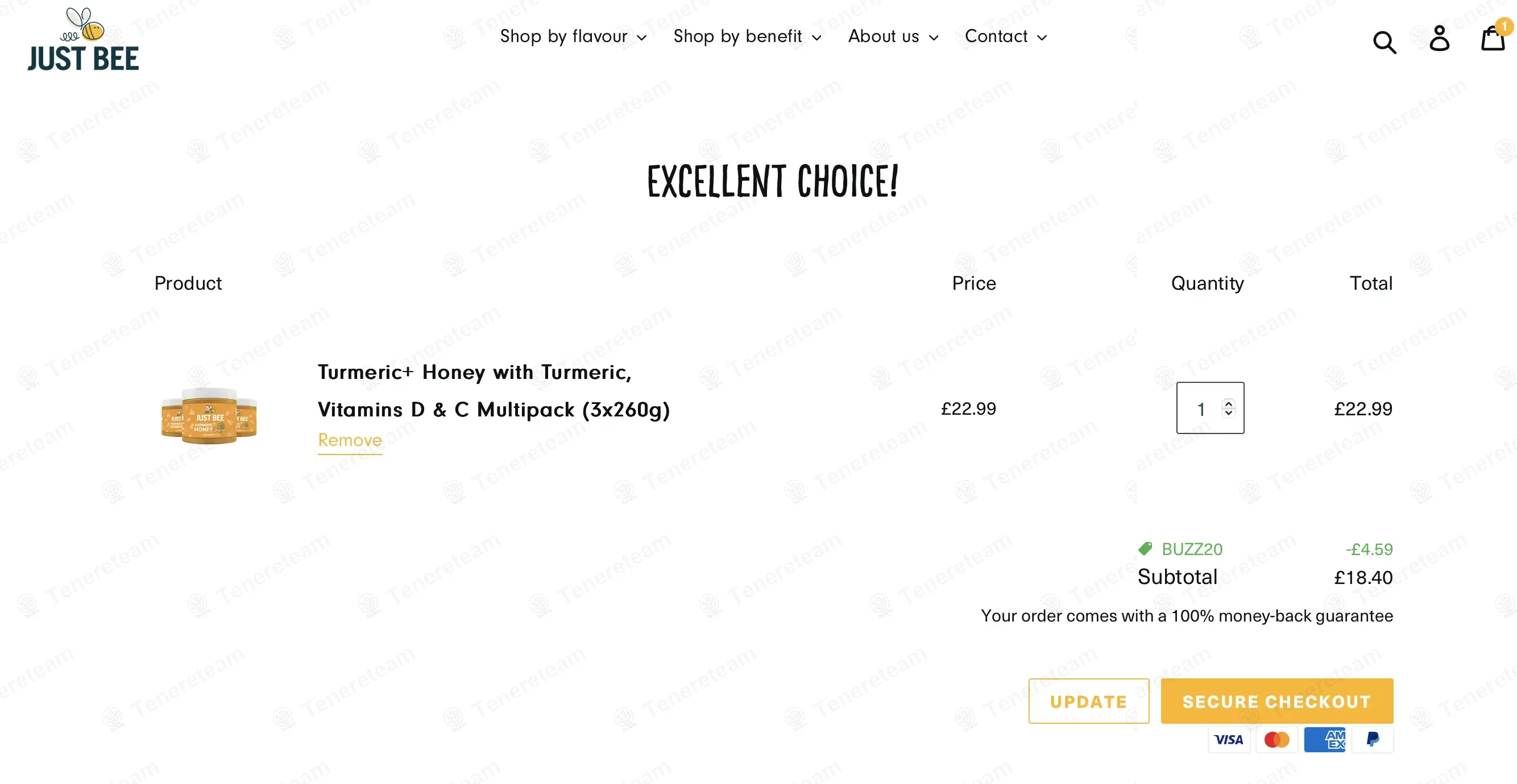 Just Bee Honey coupon code: 20% off with BUZZ20. Tested and valid as 1 year ago.