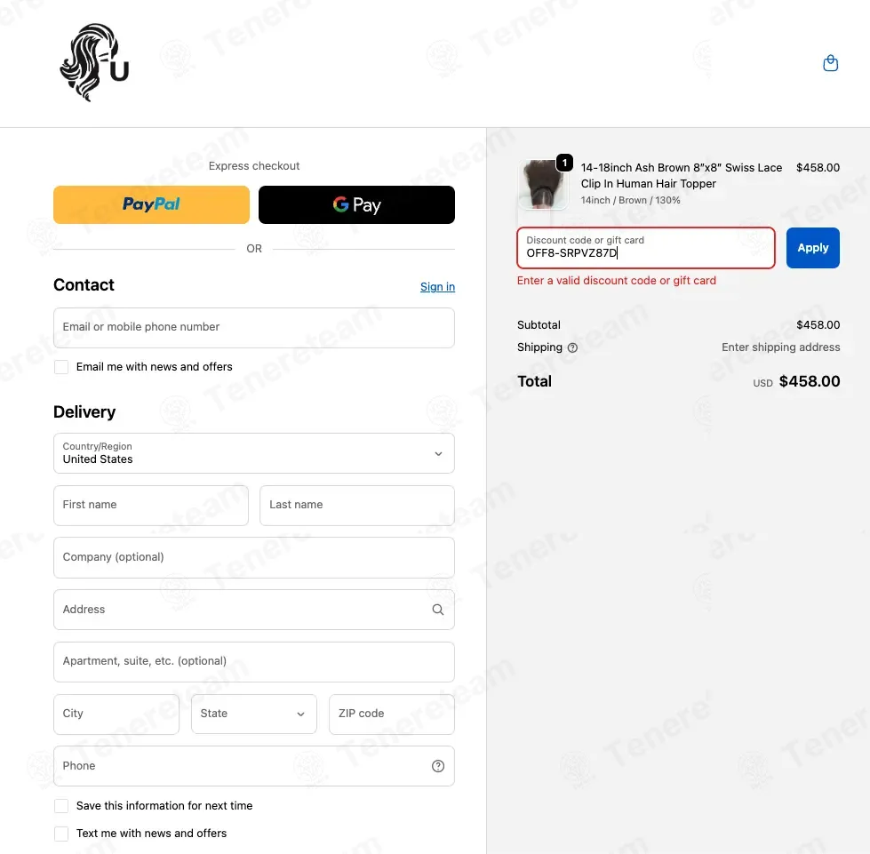Ulofey coupon code: 8% off with OFF8-SRPVZ87D. Tested and valid as 1 week ago.