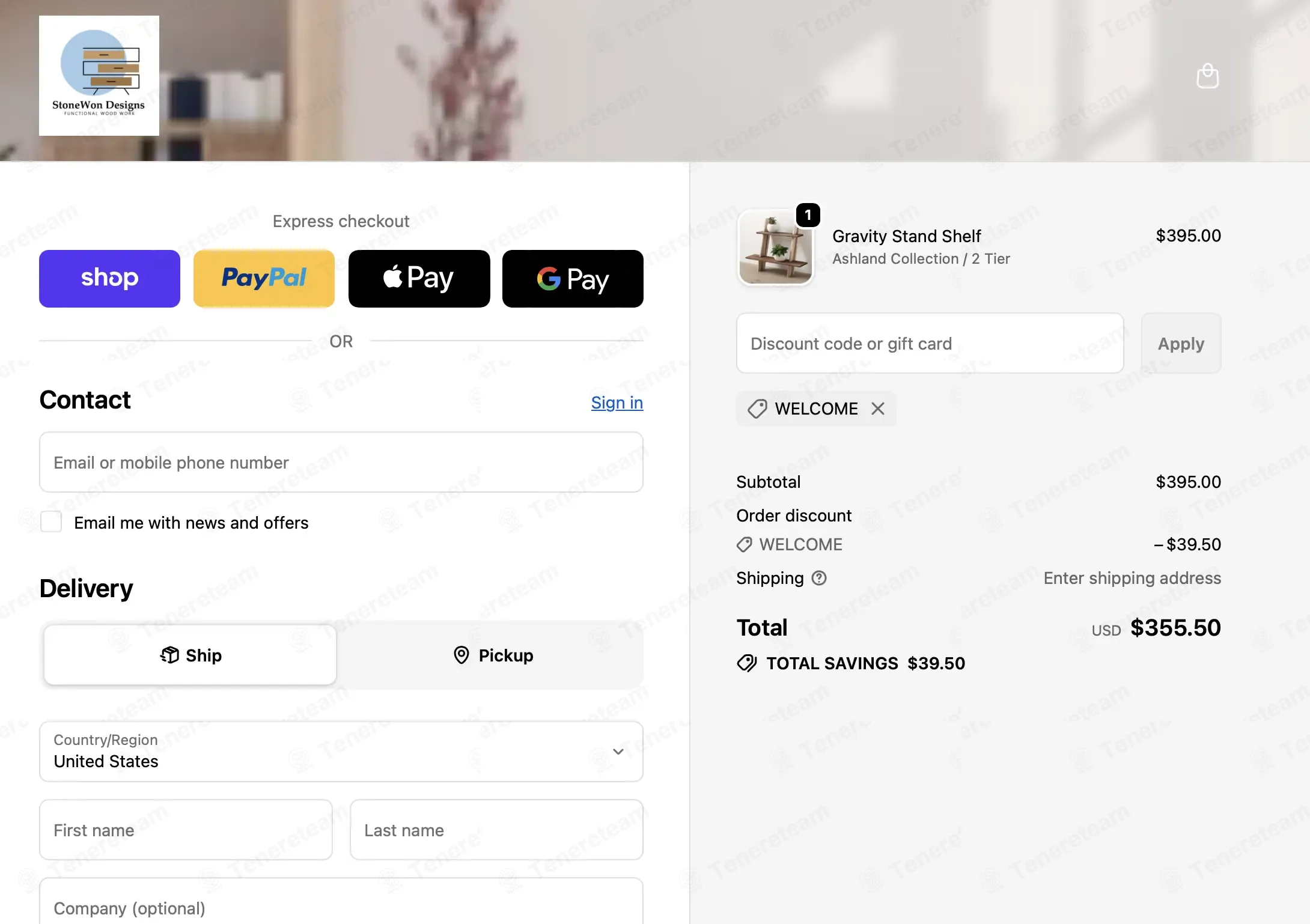 StoneWon Designs coupon code: 10% off with WELCOME. Tested and valid as 1 month ago.