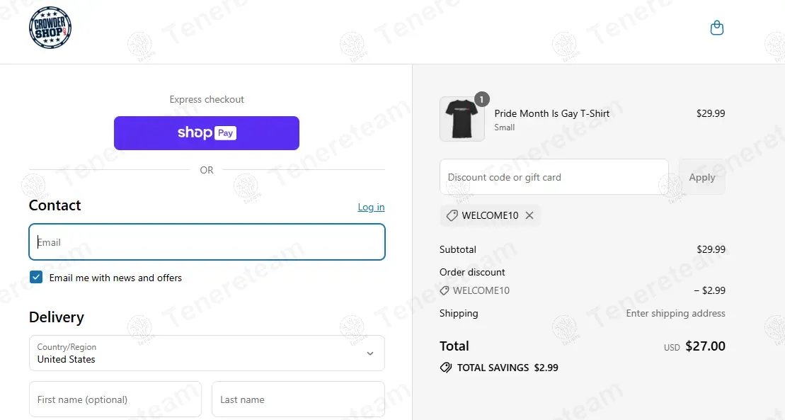 Louder with Crowder coupon code: 10% off with WELCOME10. Tested and valid as 7 months ago.