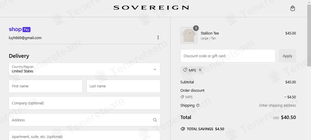 Sovereign Lifestyle coupon code: 10% off with MPS. Tested and valid as 1 year ago.