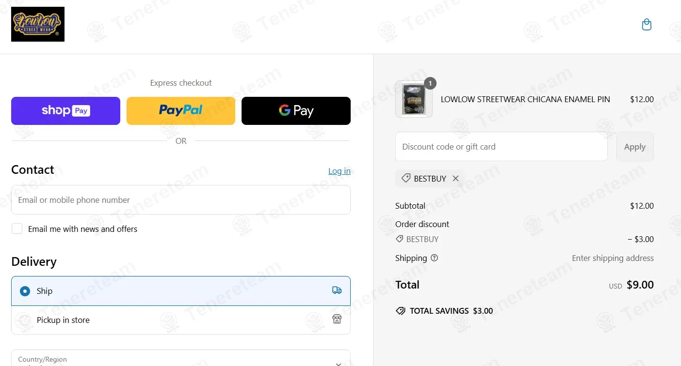 Lowlow Streetwear coupon code: 25% off with BESTBUY. Tested and valid as 10 months ago.