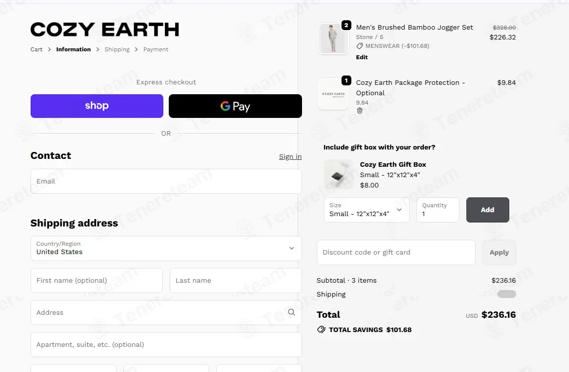 Cozy Earth coupon code: 30% off with MENSWEAR. Tested and valid as 6 days ago.